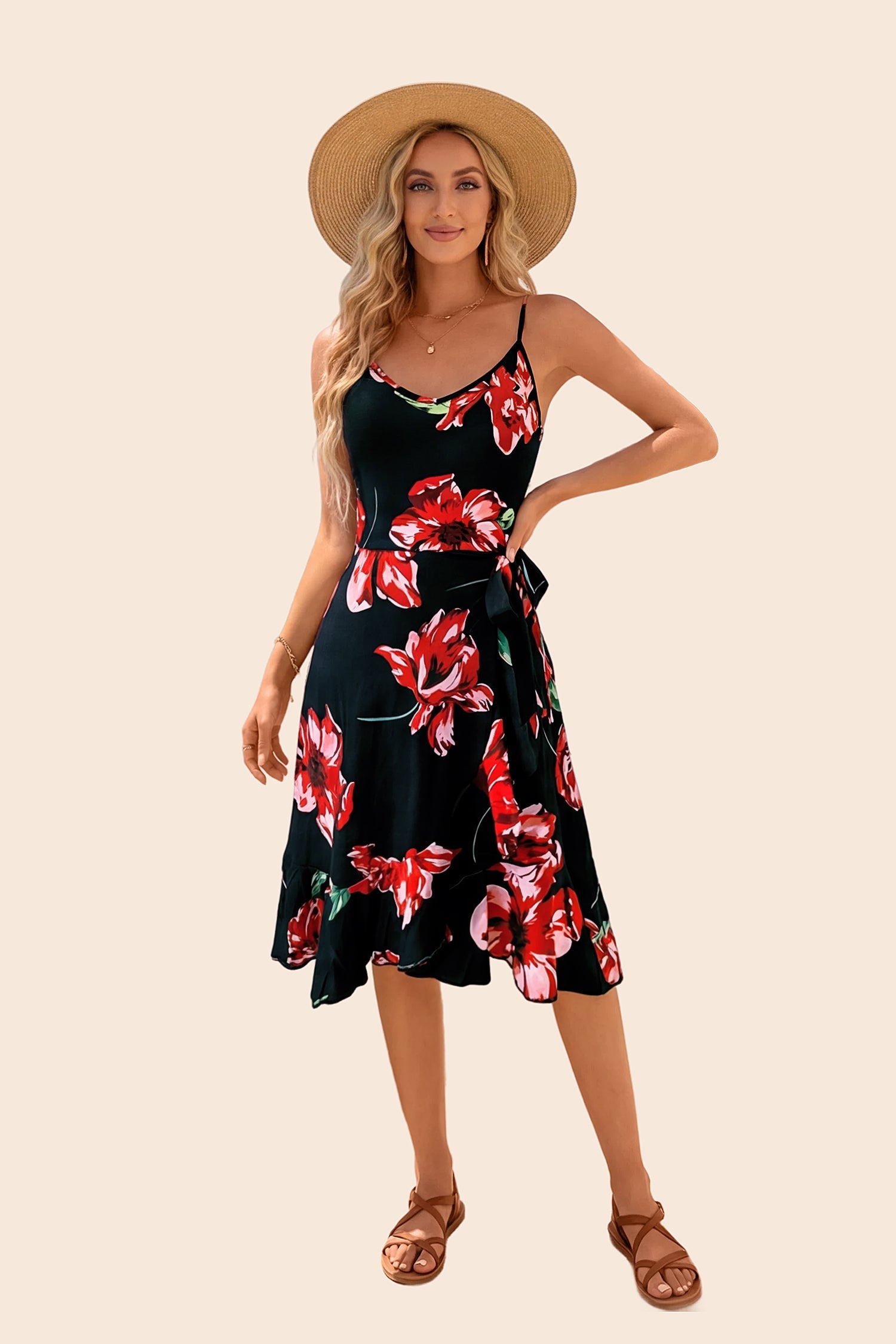 Casual Knee Length Dress