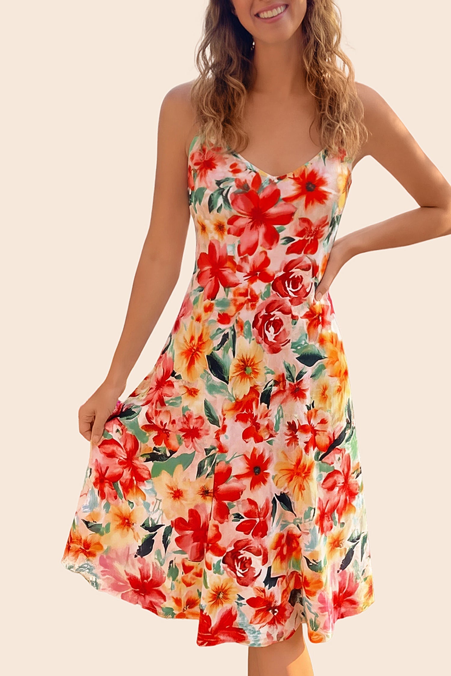 Casual Knee Length Dress