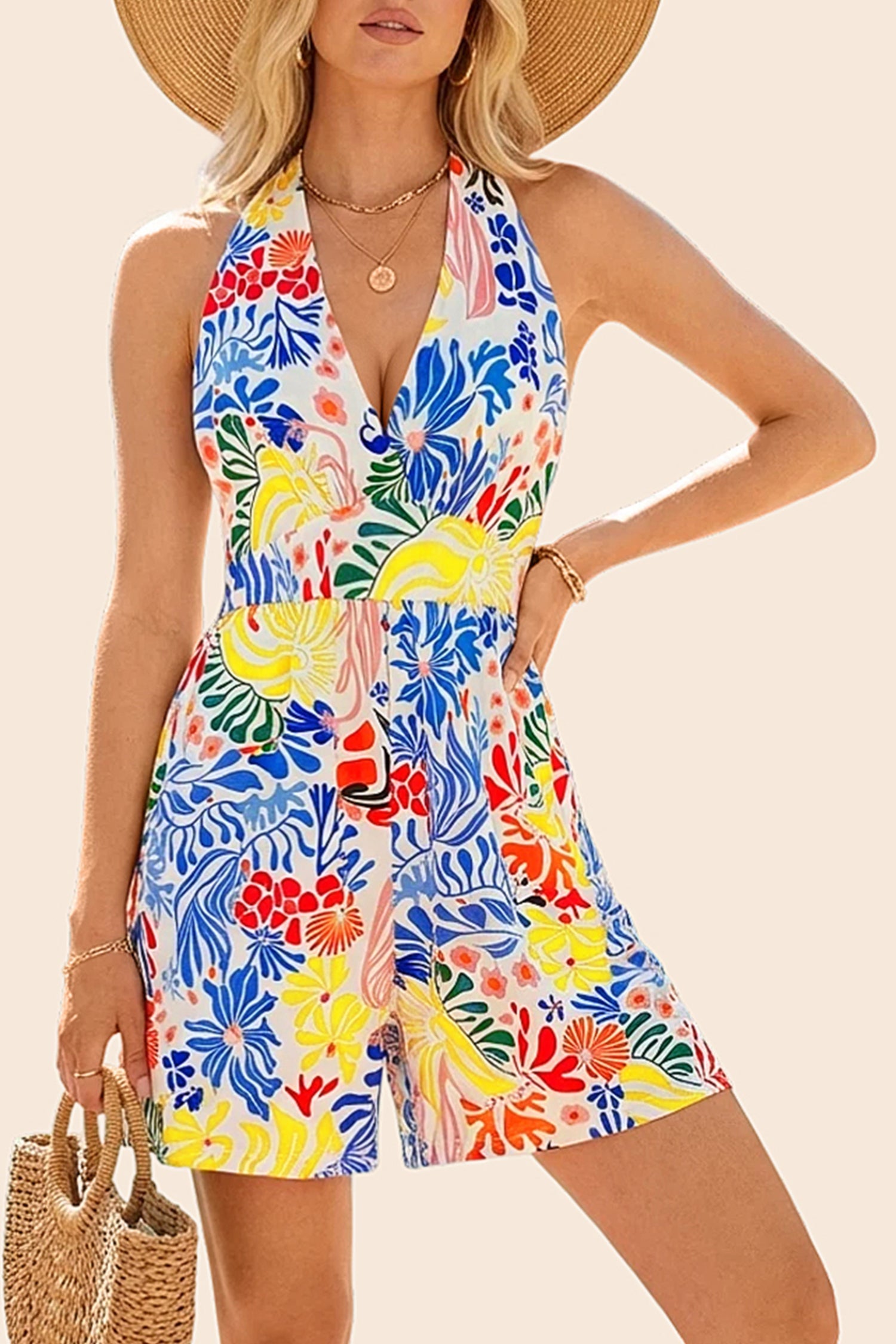 Vacation Halter Romper
