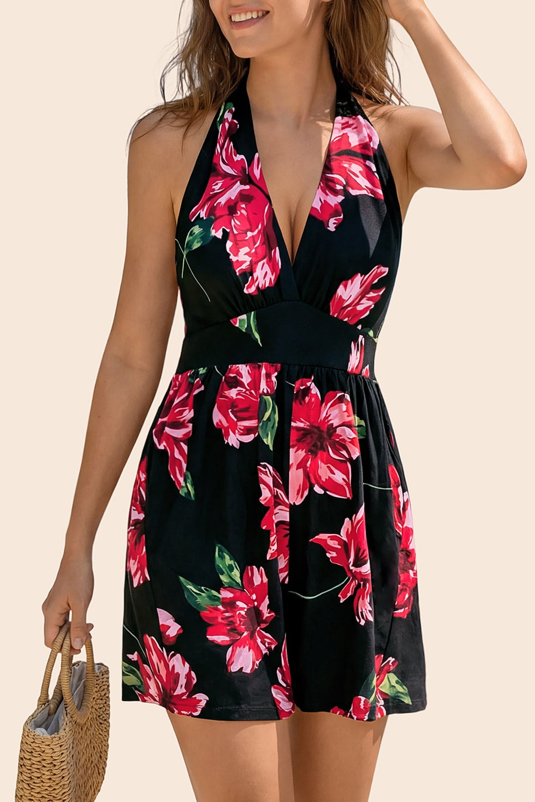 Elegant Halter Romper