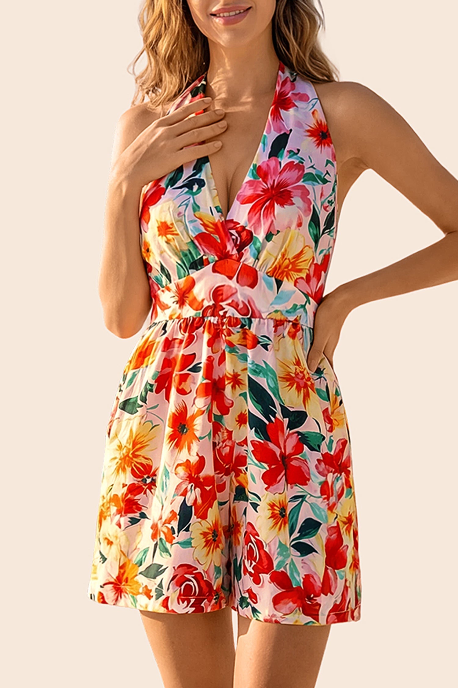 Vacation Halter Romper