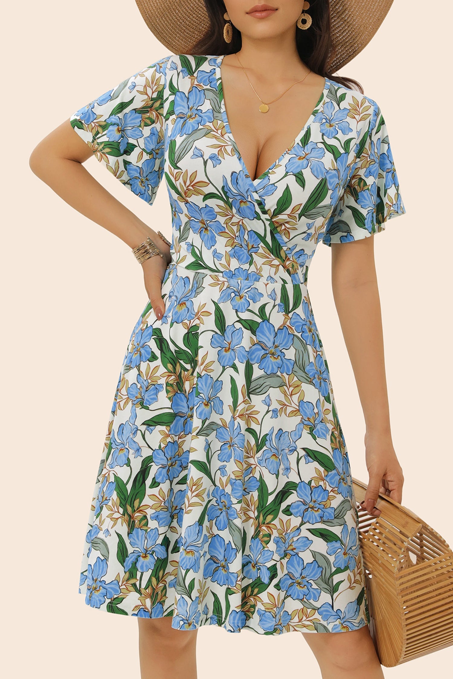 Elegant Above Knee Dress