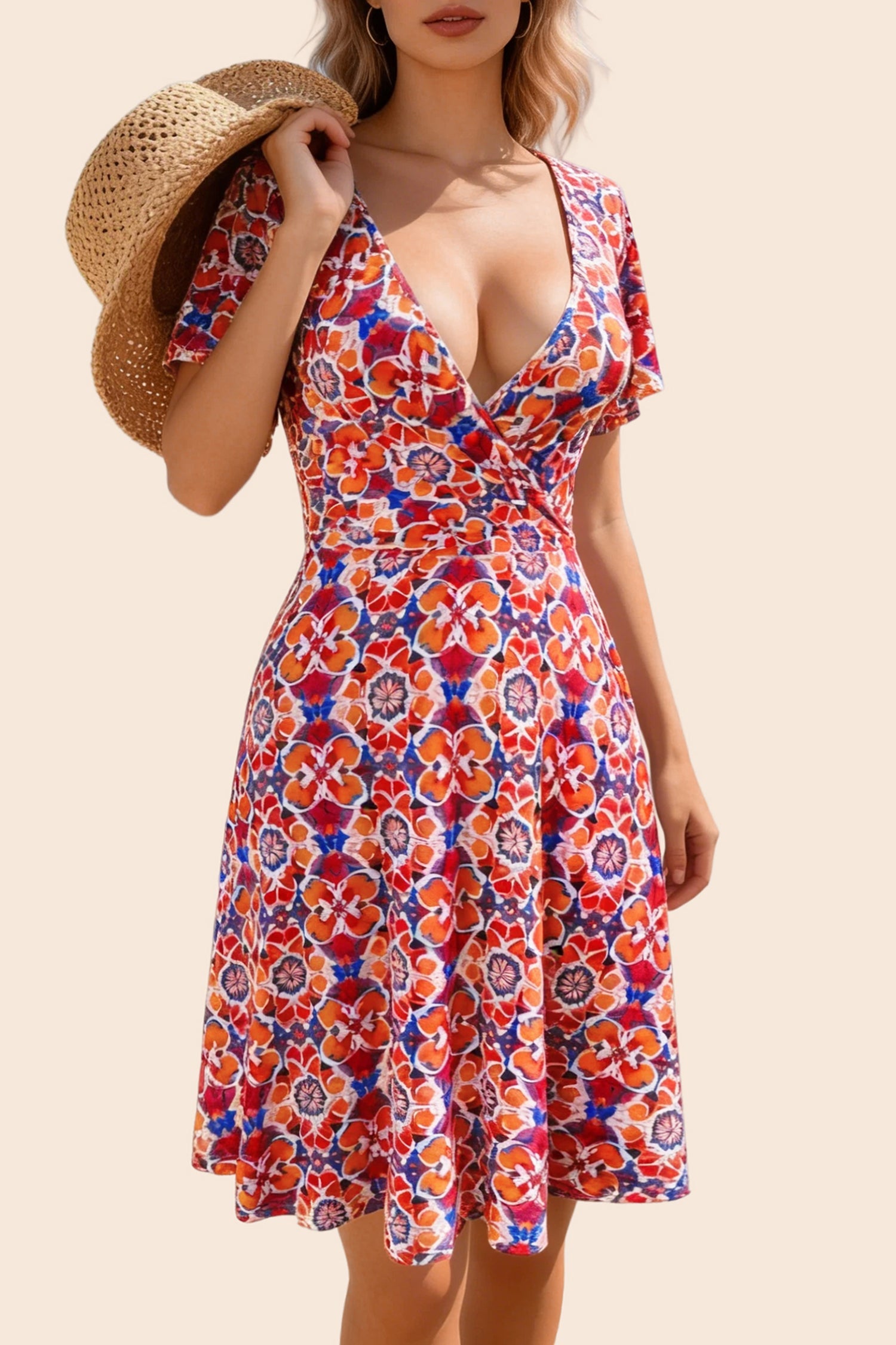 Elegant Above Knee Dress