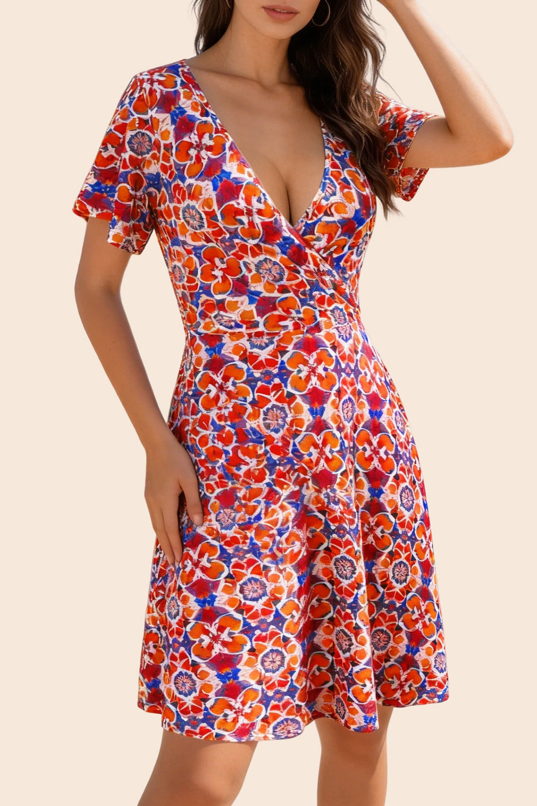 Elegant Above Knee Dress