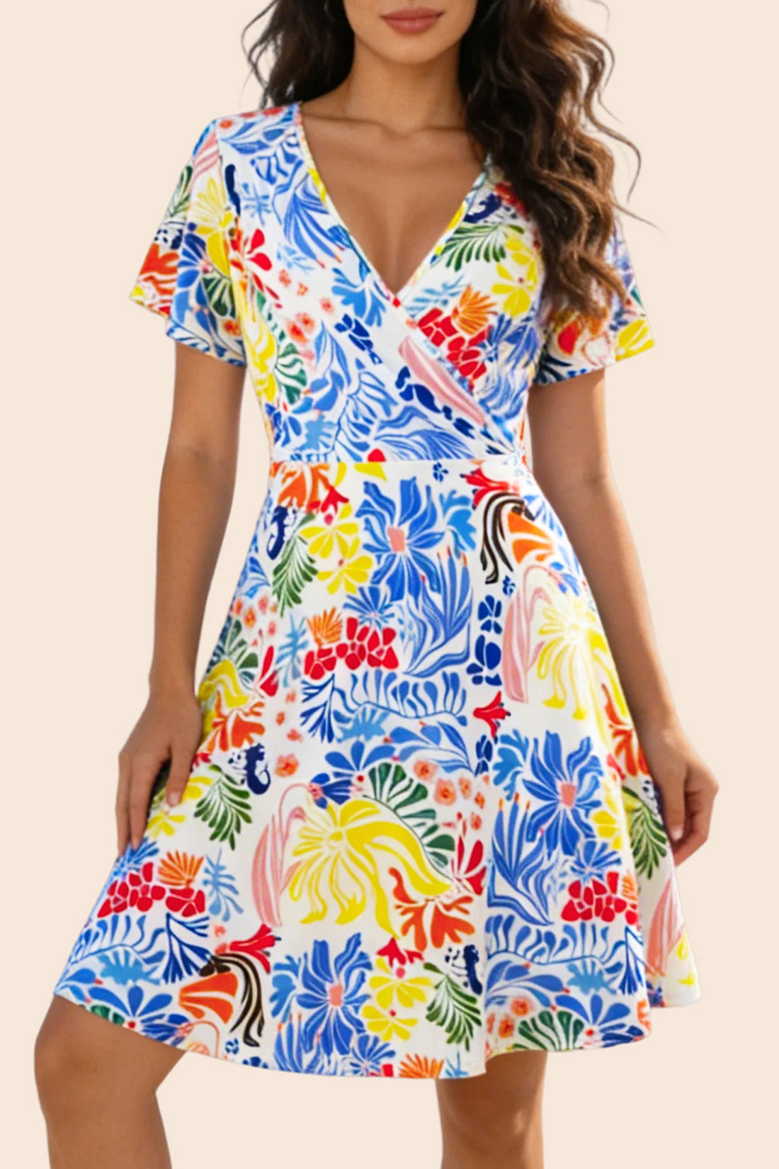 Vacation &amp; Resort Wear Above Knee Dress
