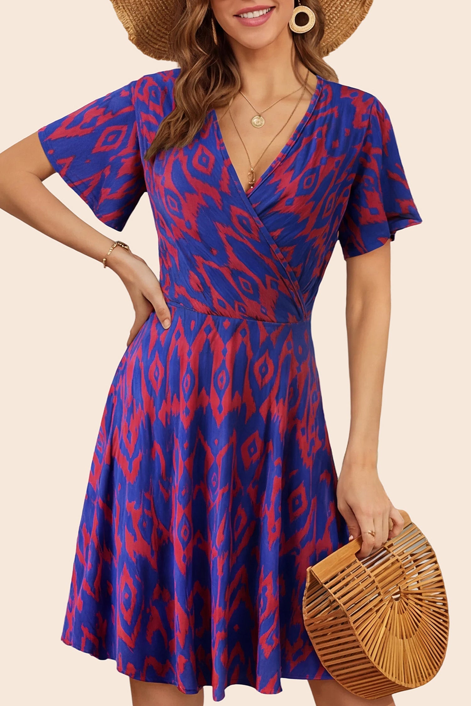 Vacation &amp; Resort Wear Above Knee Dress