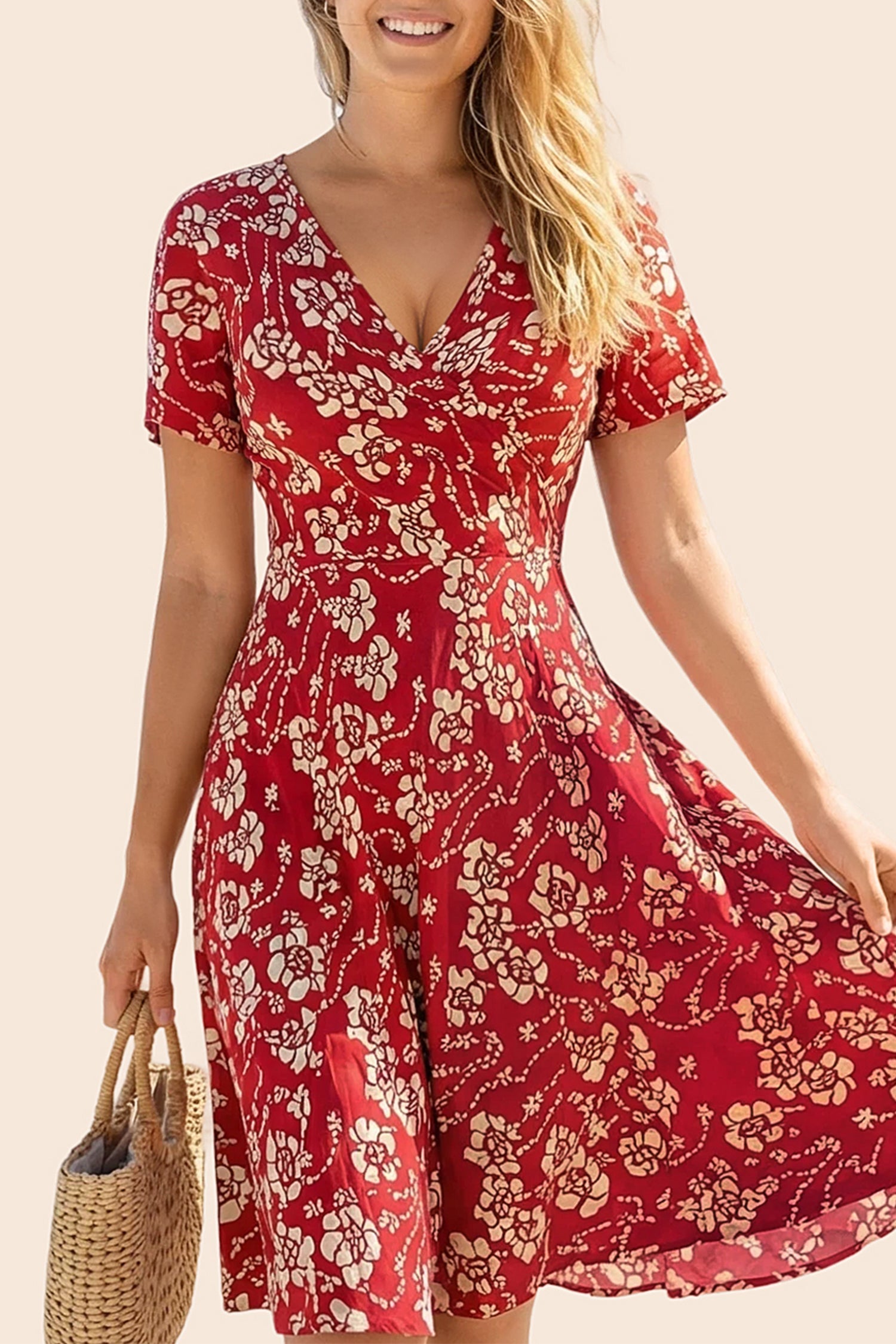 Boho Above Knee Dress