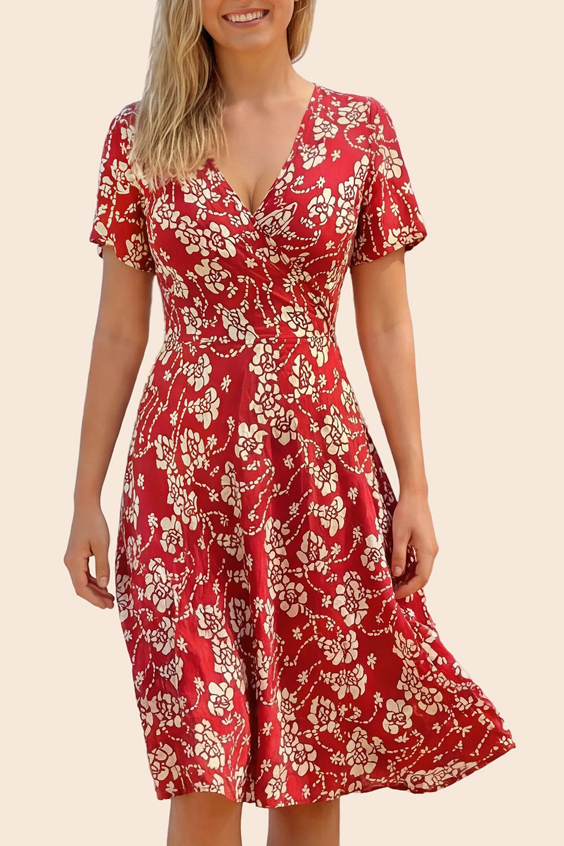 Boho Above Knee Dress