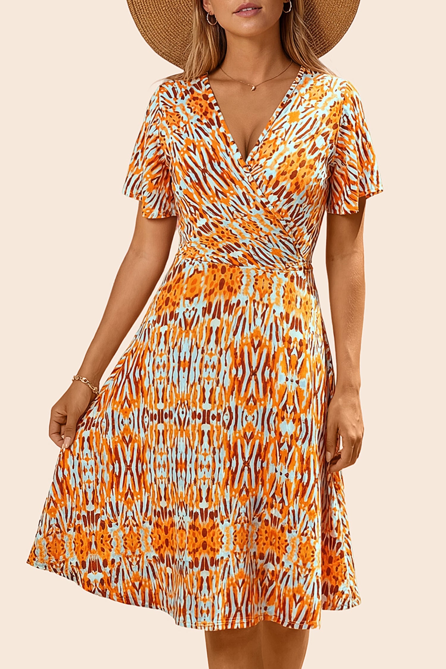 Vacation &amp; Resort Wear Above Knee Dress