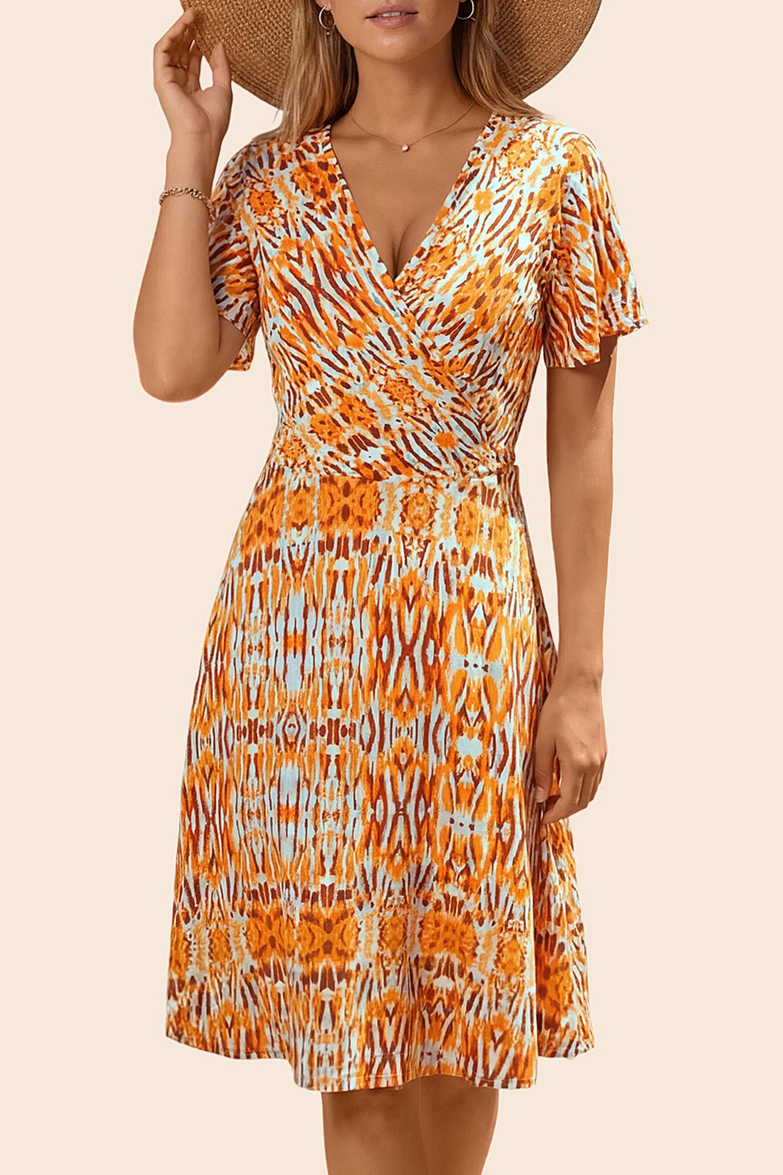 Vacation &amp; Resort Wear Above Knee Dress