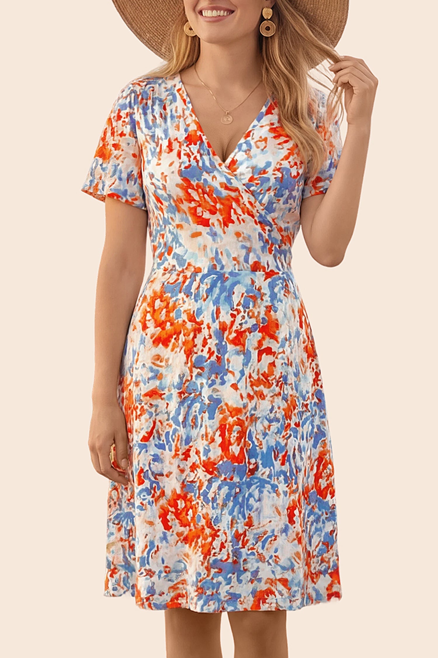 Vacation &amp; Resort Wear Above Knee Dress