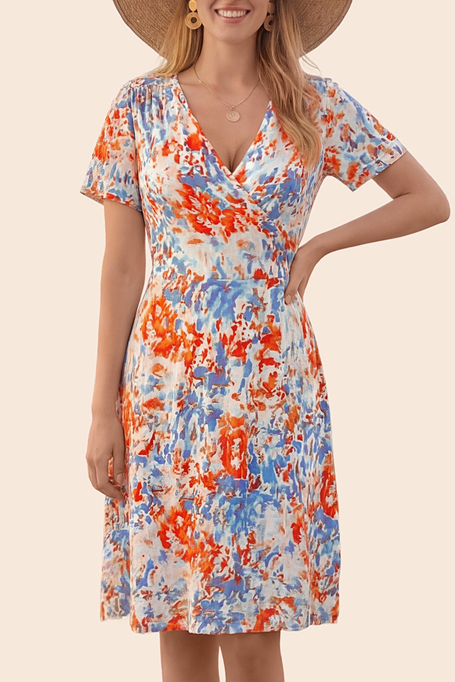 Vacation &amp; Resort Wear Above Knee Dress