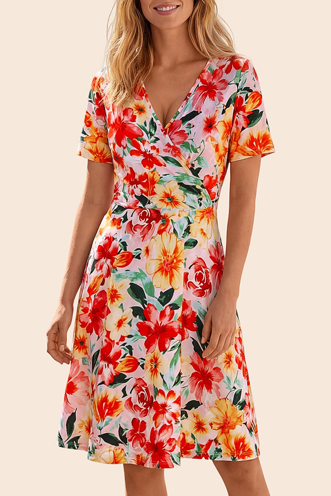 Vacation &amp; Resort Wear Above Knee Dress
