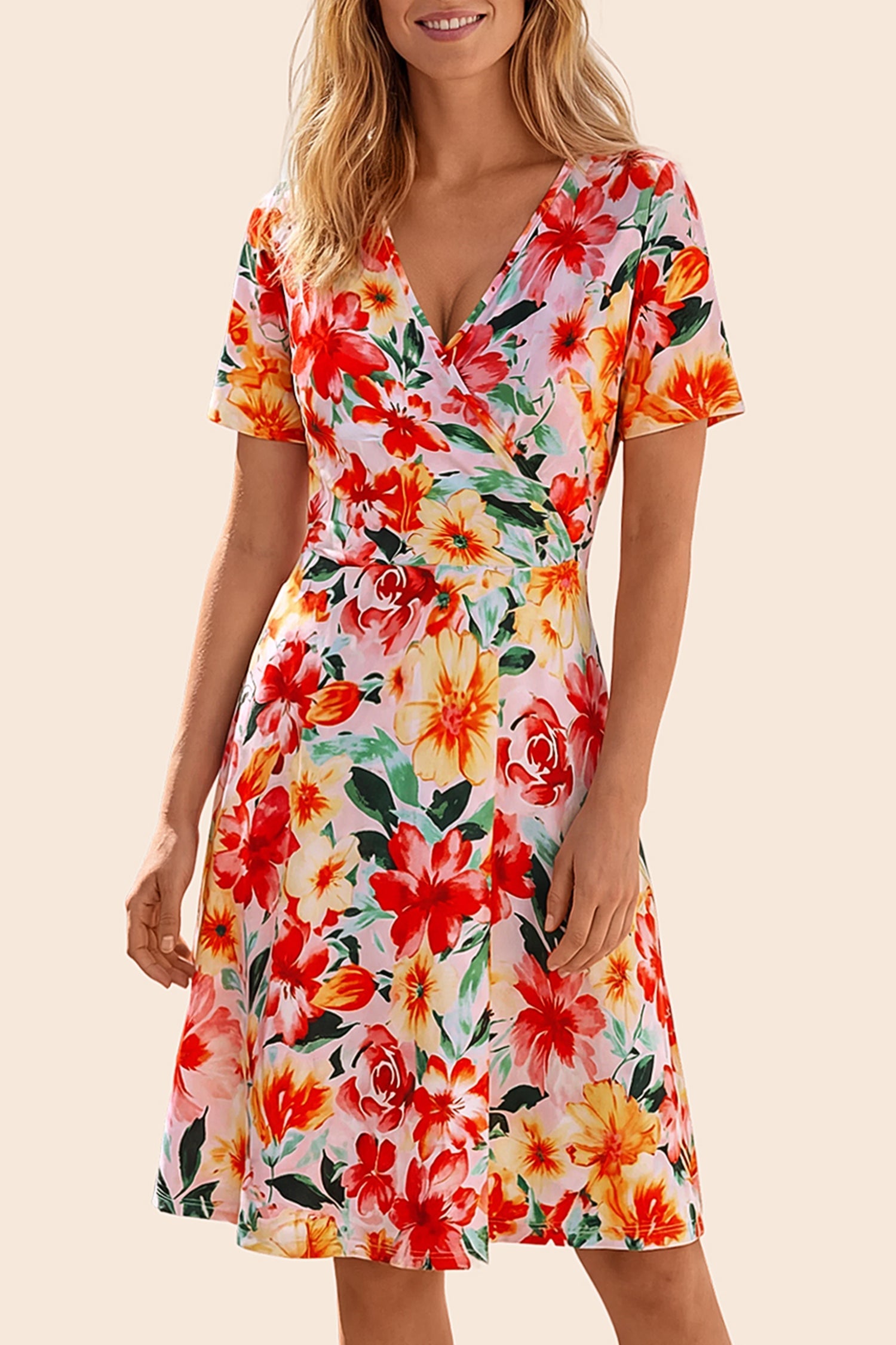 Vacation &amp; Resort Wear Above Knee Dress