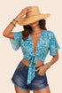 Vacation & Resort Wear Short Sleeve Blouse
