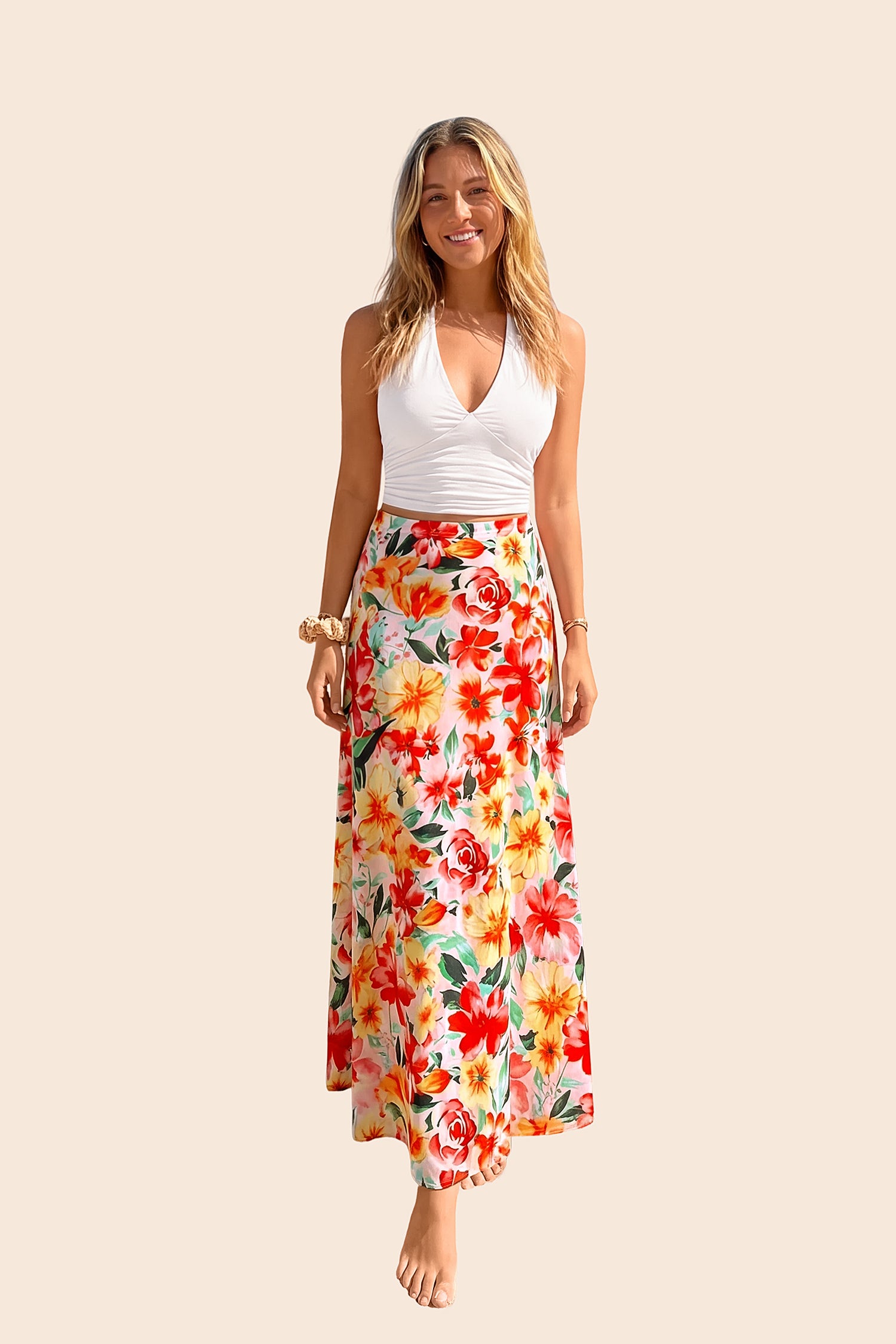 Solid Sleeveless Blouse