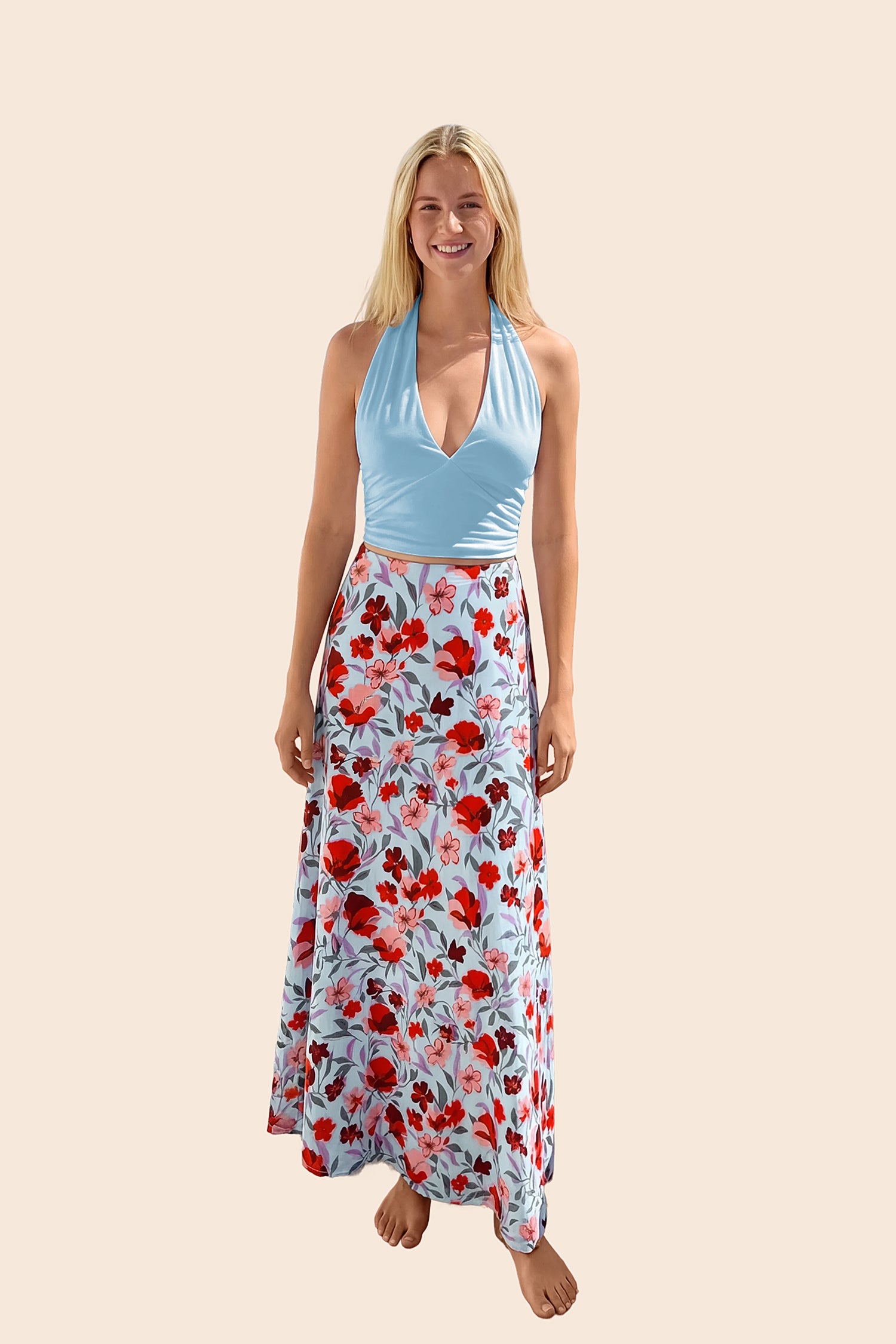Solid Sleeveless Blouse