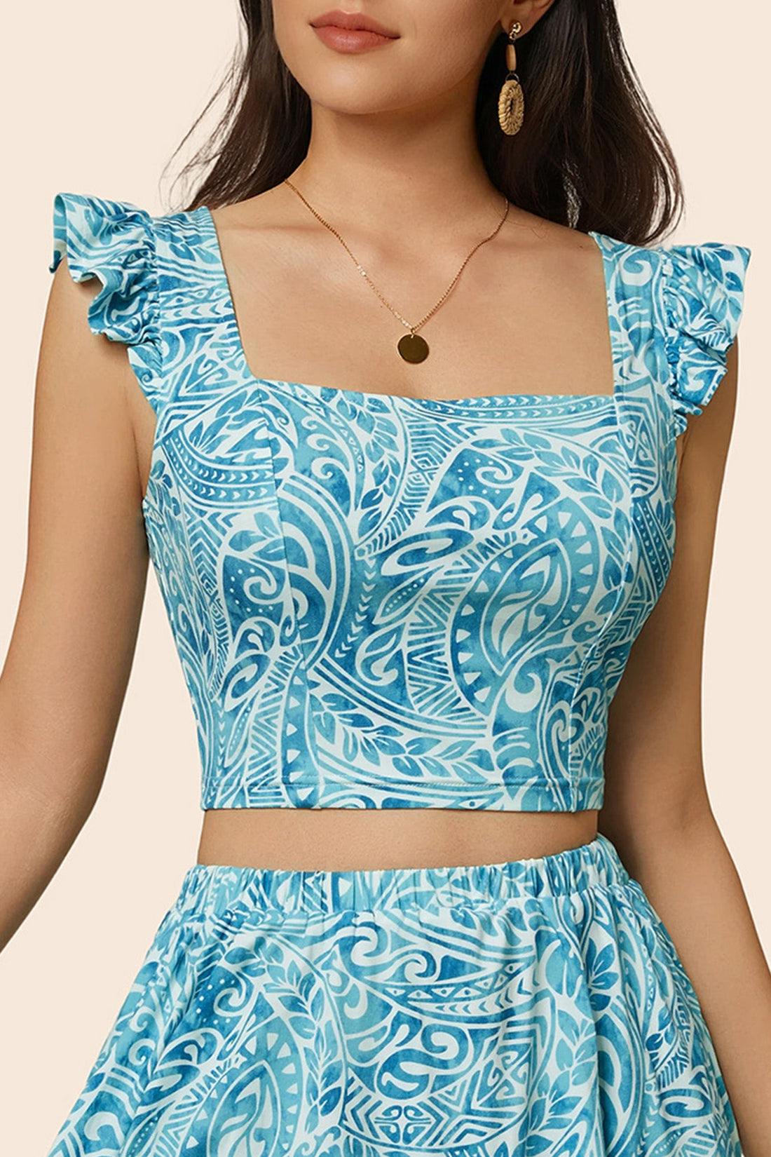 Vacation Short Sleeve Blouse