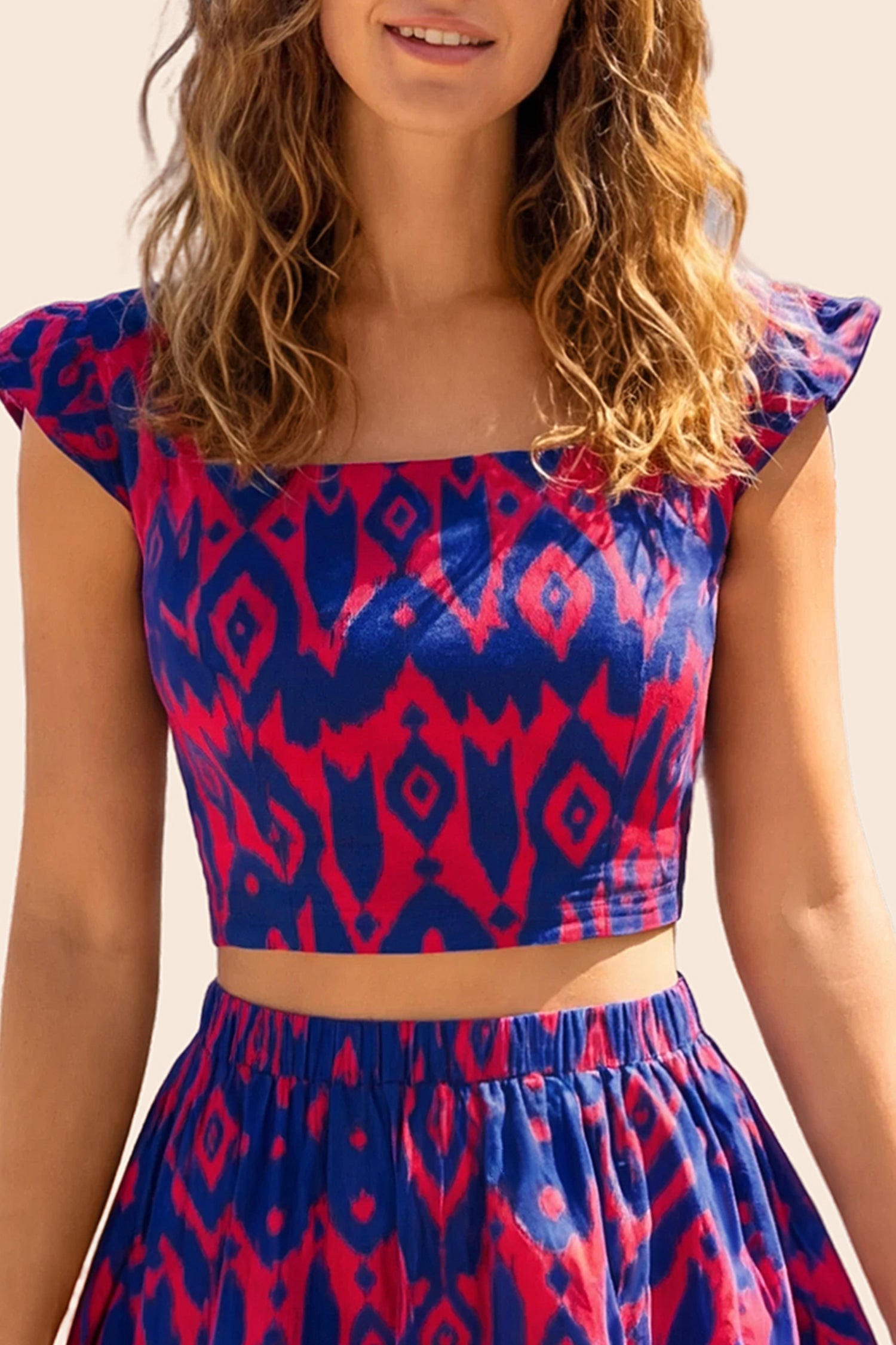 Vacation Short Sleeve Blouse