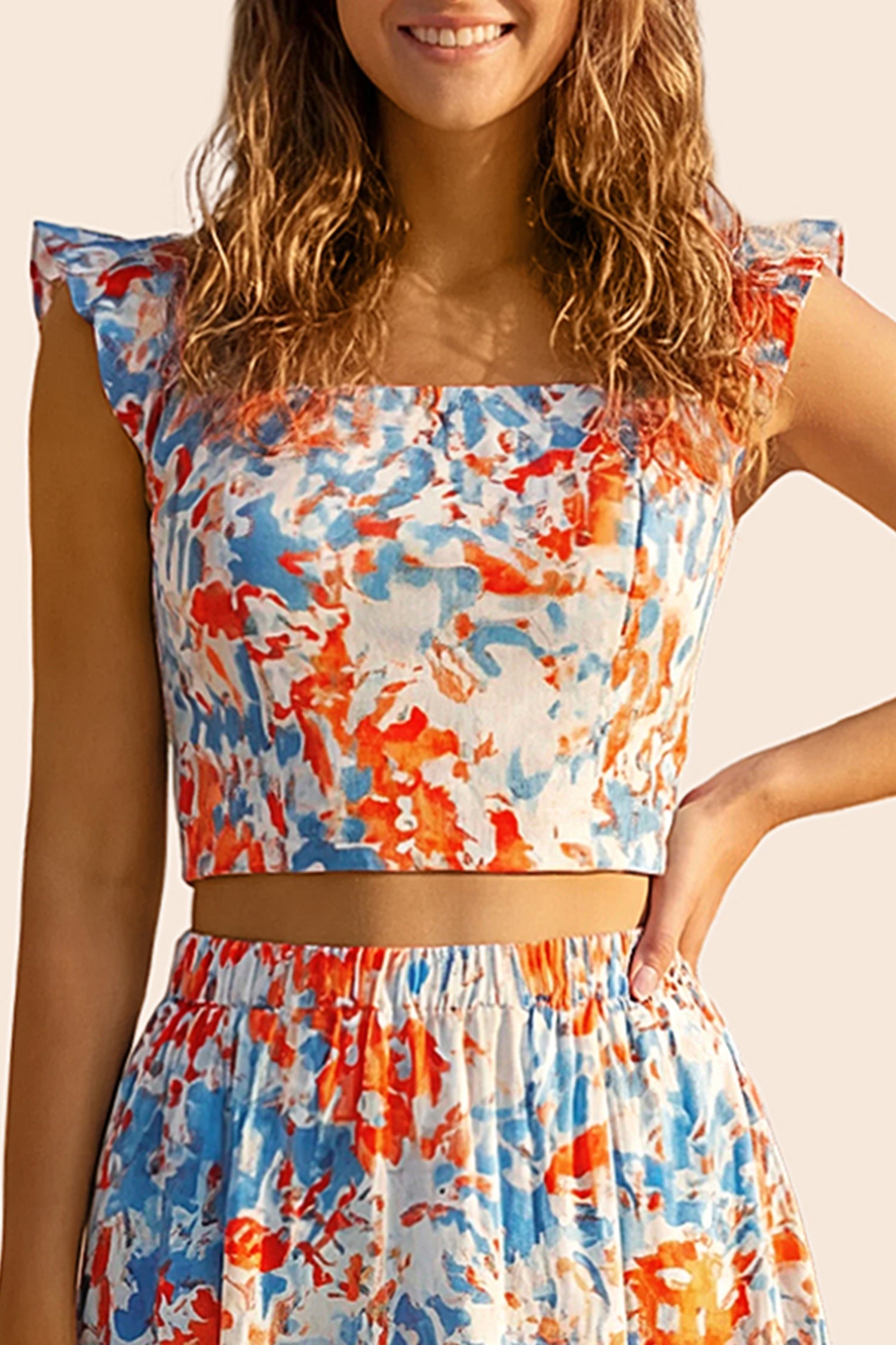 Vacation Short Sleeve Blouse